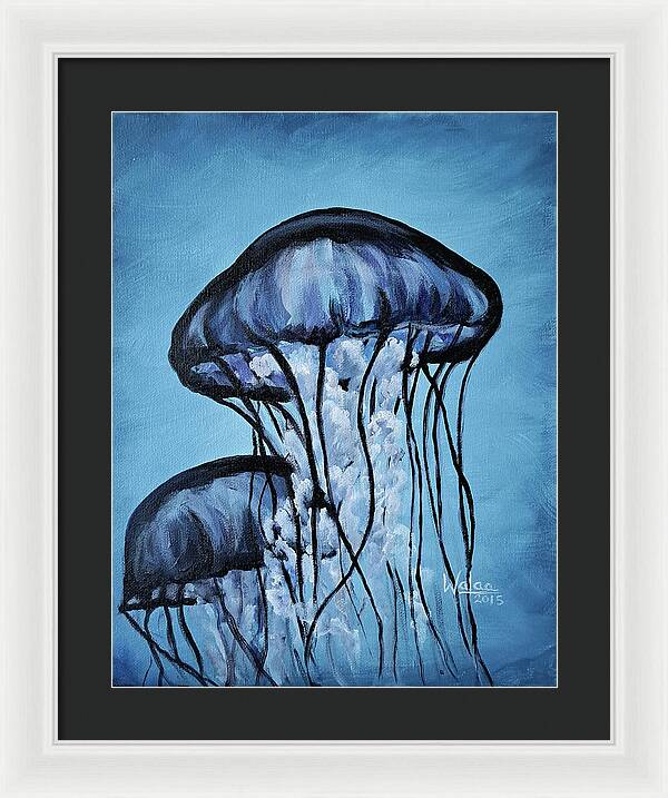 Jellyfish Dancers - Framed Print