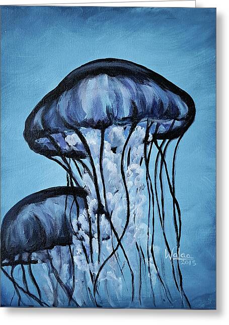 Jellyfish Dancers - Greeting Card