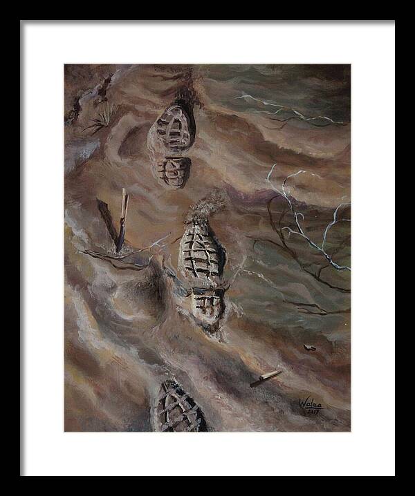 Ephemeral Steps - Framed Print