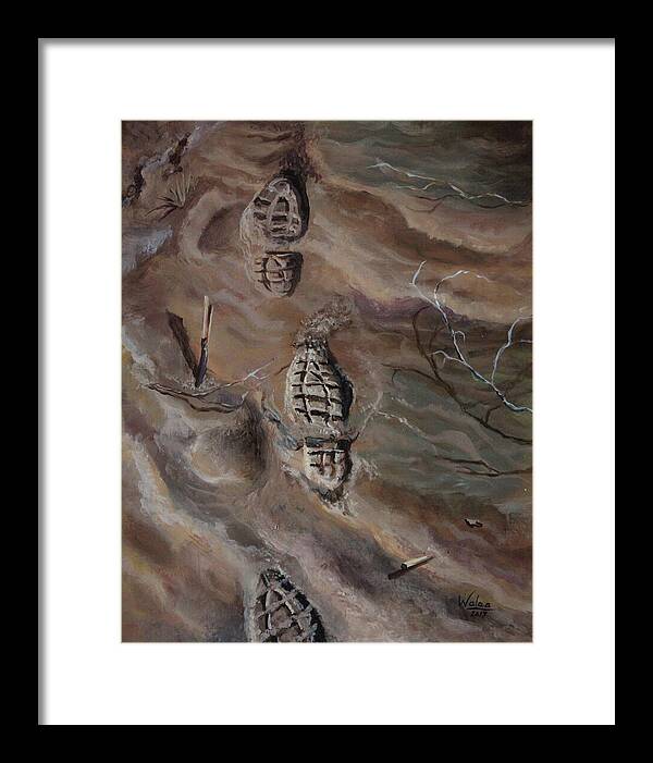 Ephemeral Steps - Framed Print