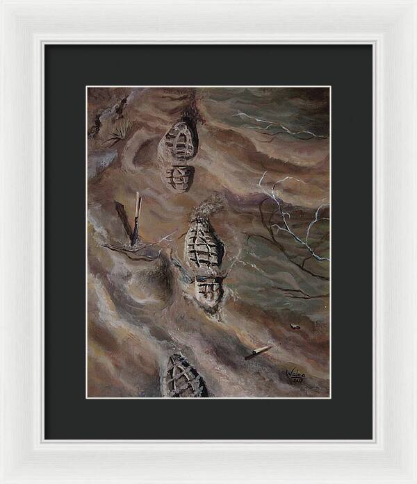 Ephemeral Steps - Framed Print