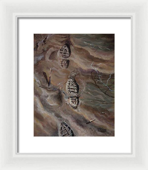 Ephemeral Steps - Framed Print