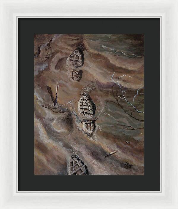 Ephemeral Steps - Framed Print