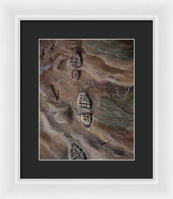 Ephemeral Steps - Framed Print