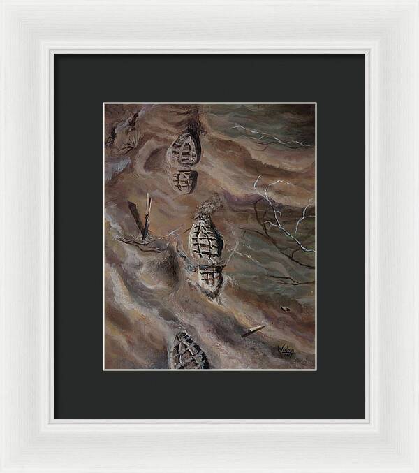 Ephemeral Steps - Framed Print