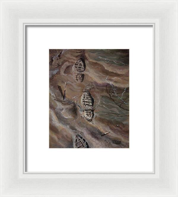 Ephemeral Steps - Framed Print