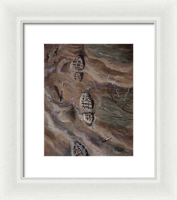 Ephemeral Steps - Framed Print