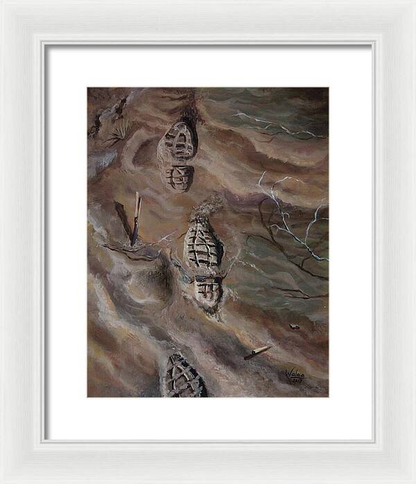 Ephemeral Steps - Framed Print