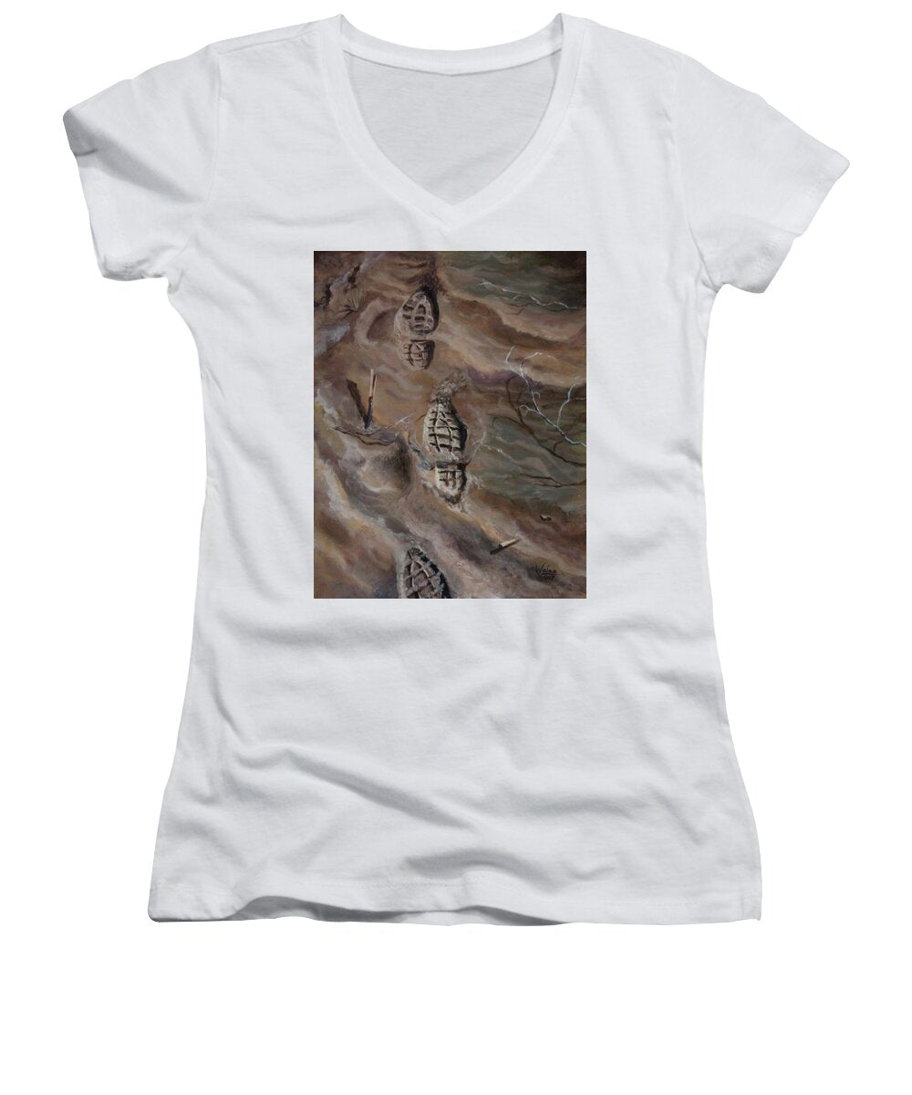 Ephemeral Steps - Women's V-Neck