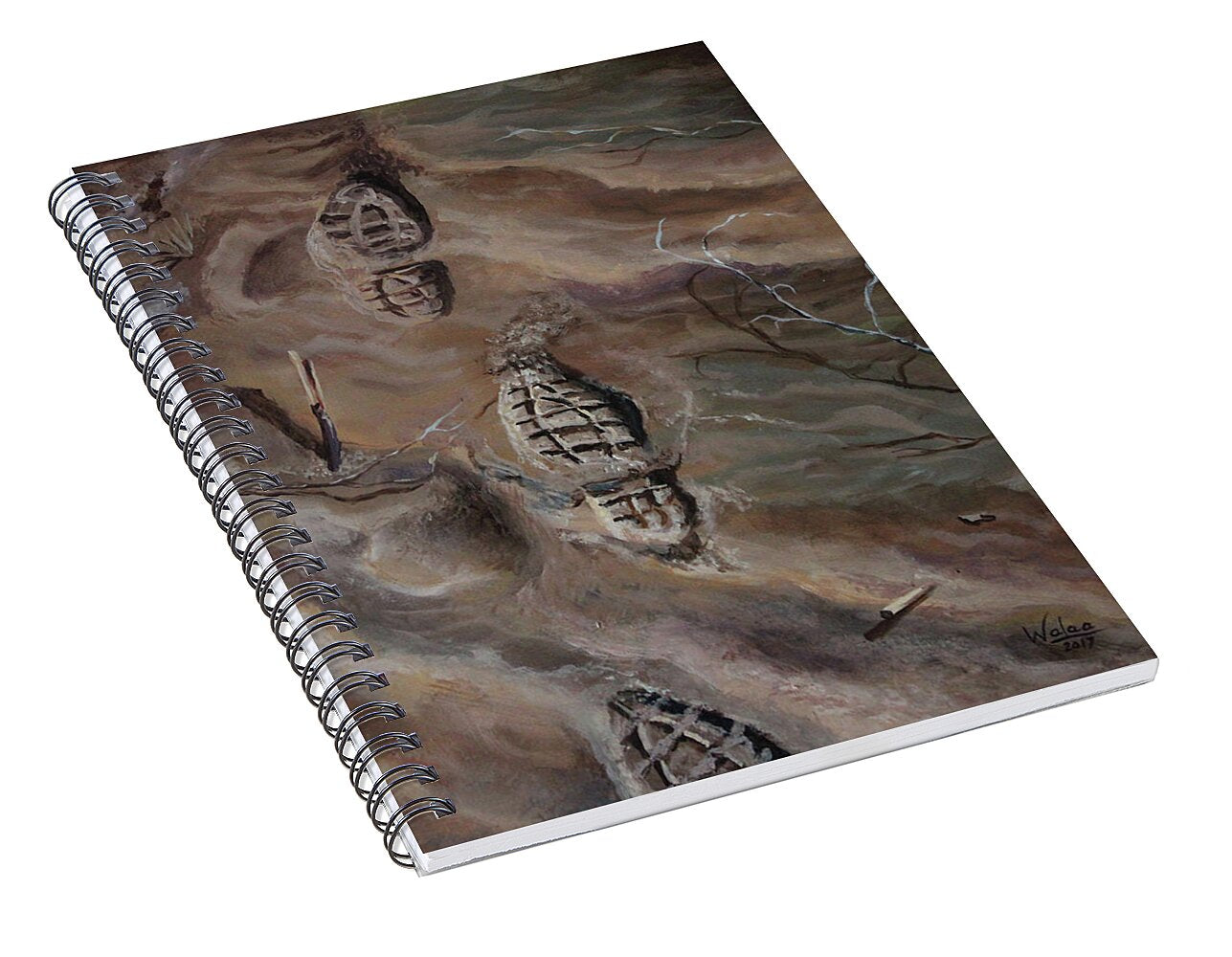 Ephemeral Steps - Spiral Notebook