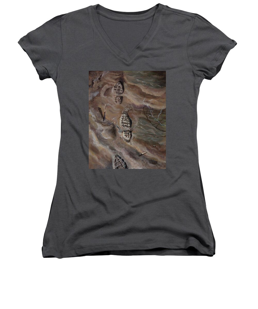 Ephemeral Steps - Women's V-Neck