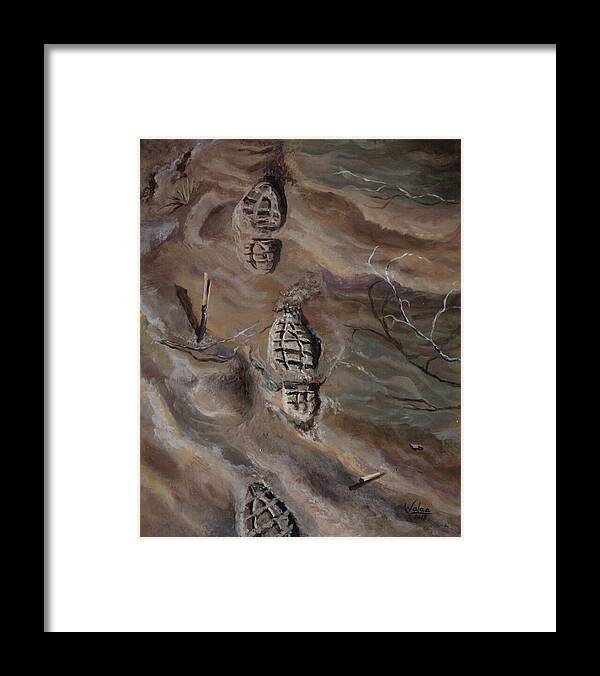 Ephemeral Steps - Framed Print