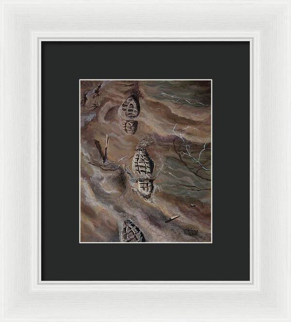 Ephemeral Steps - Framed Print