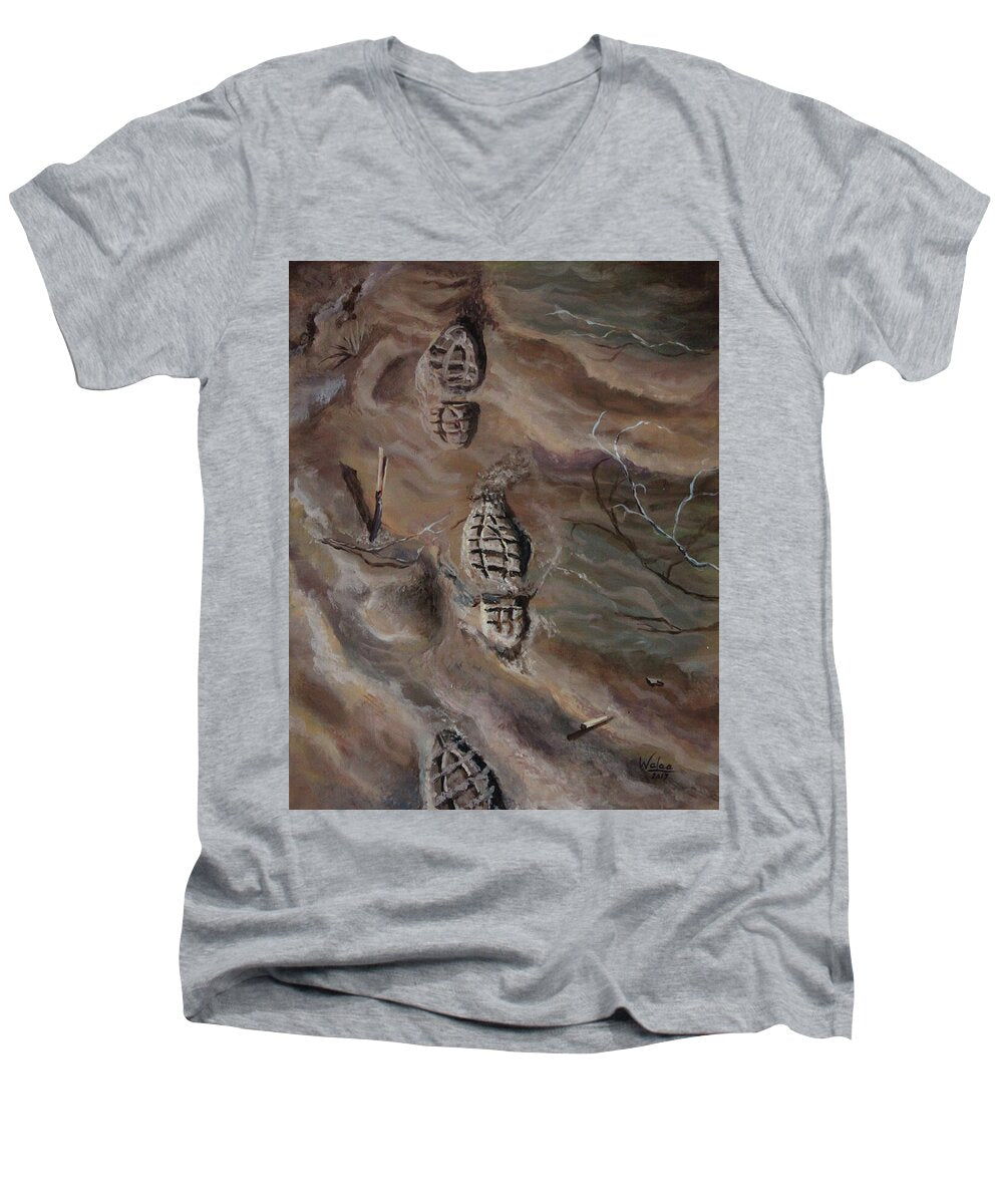 Ephemeral Steps - Men's V-Neck T-Shirt