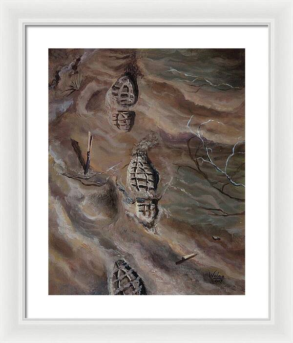 Ephemeral Steps - Framed Print