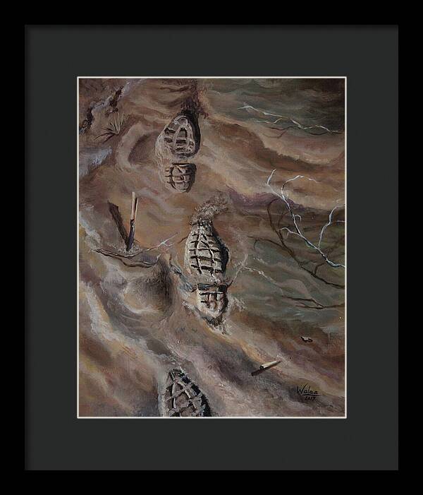 Ephemeral Steps - Framed Print