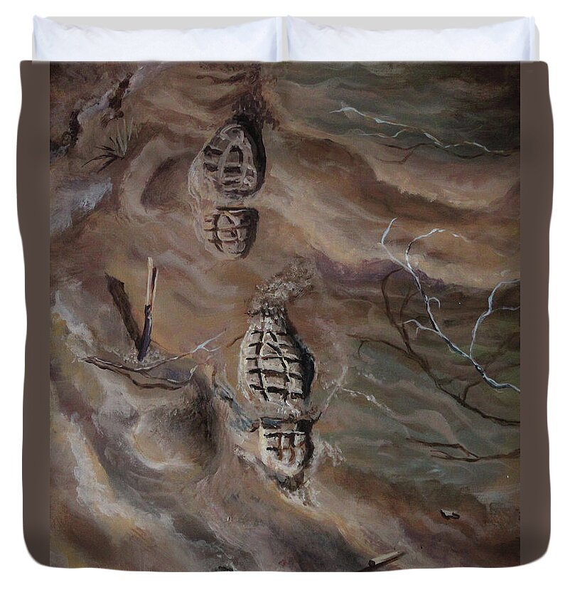 Ephemeral Steps - Duvet Cover