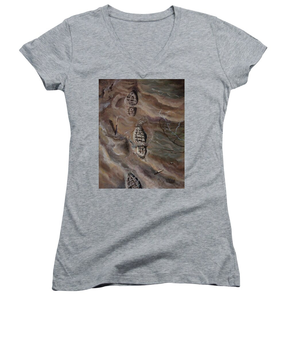 Ephemeral Steps - Women's V-Neck