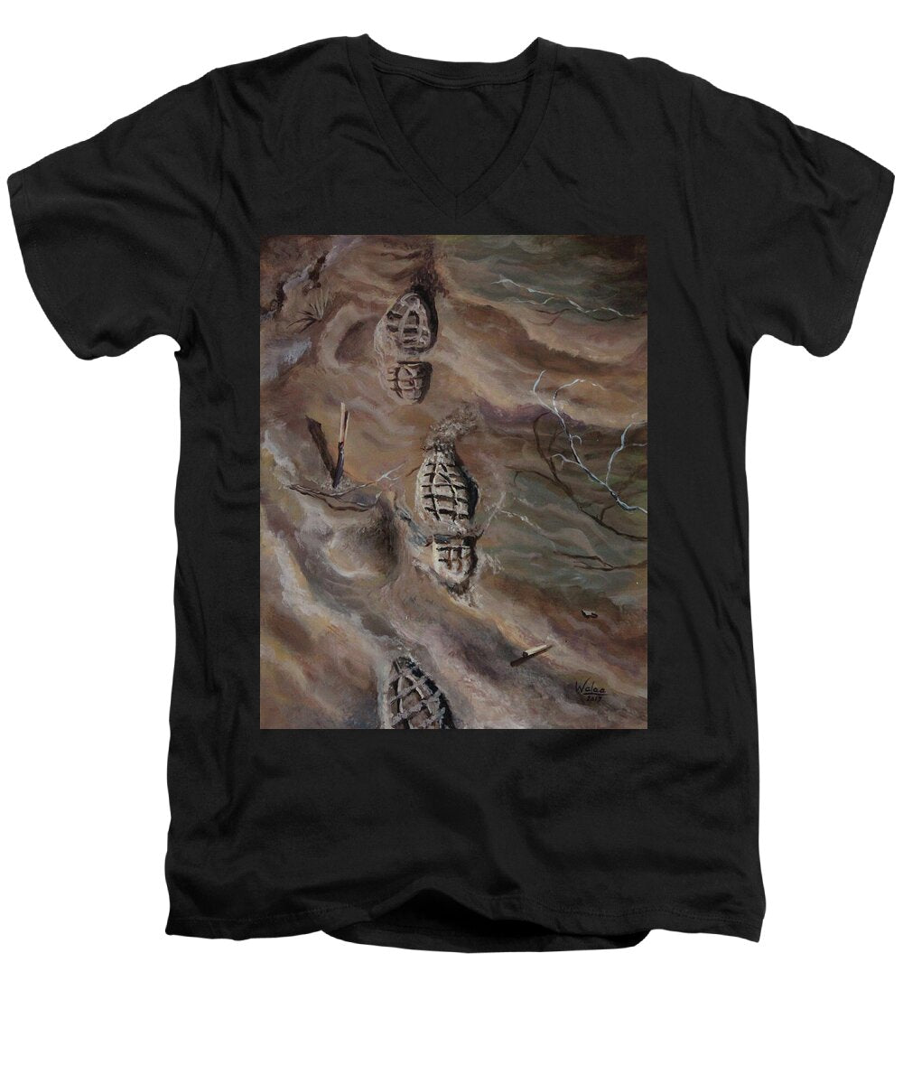 Ephemeral Steps - Men's V-Neck T-Shirt