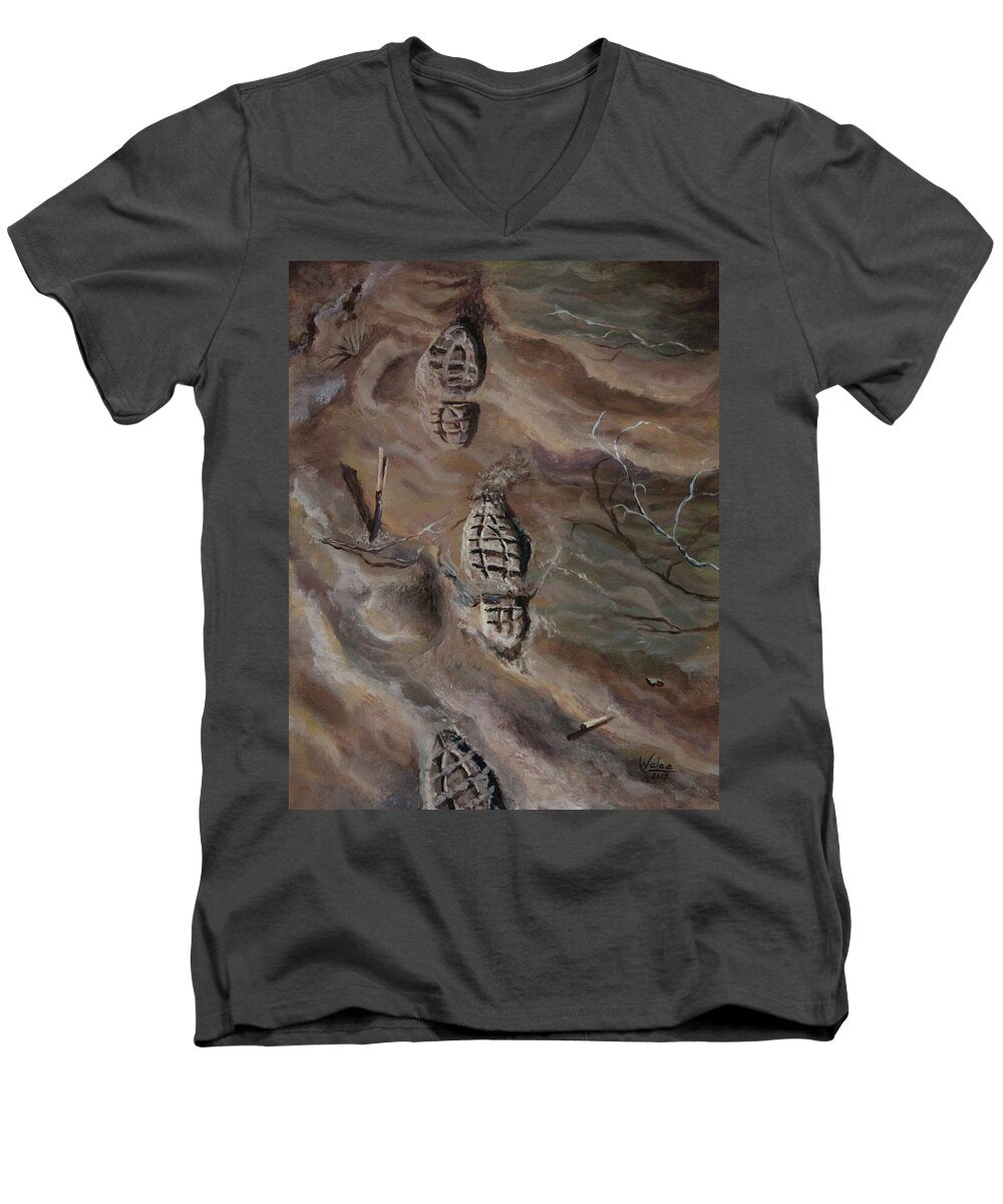 Ephemeral Steps - Men's V-Neck T-Shirt