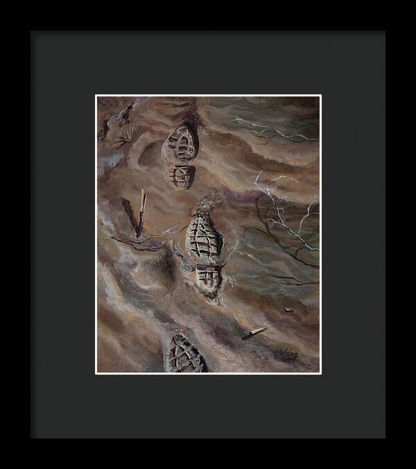 Ephemeral Steps - Framed Print