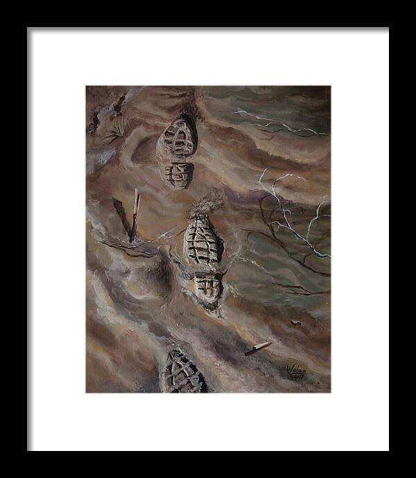 Ephemeral Steps - Framed Print