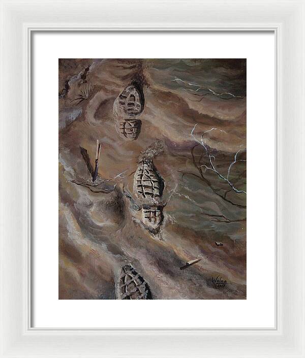 Ephemeral Steps - Framed Print