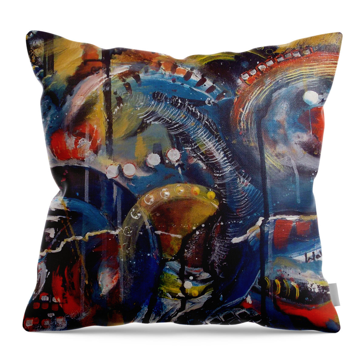 Circles of Life II - Throw Pillow