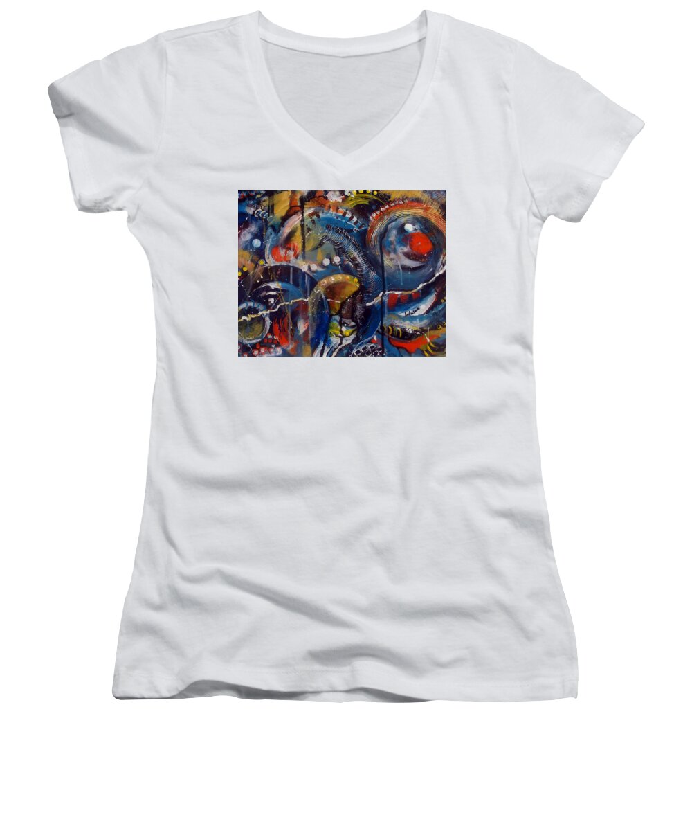 Circles of Life II - Women's V-Neck