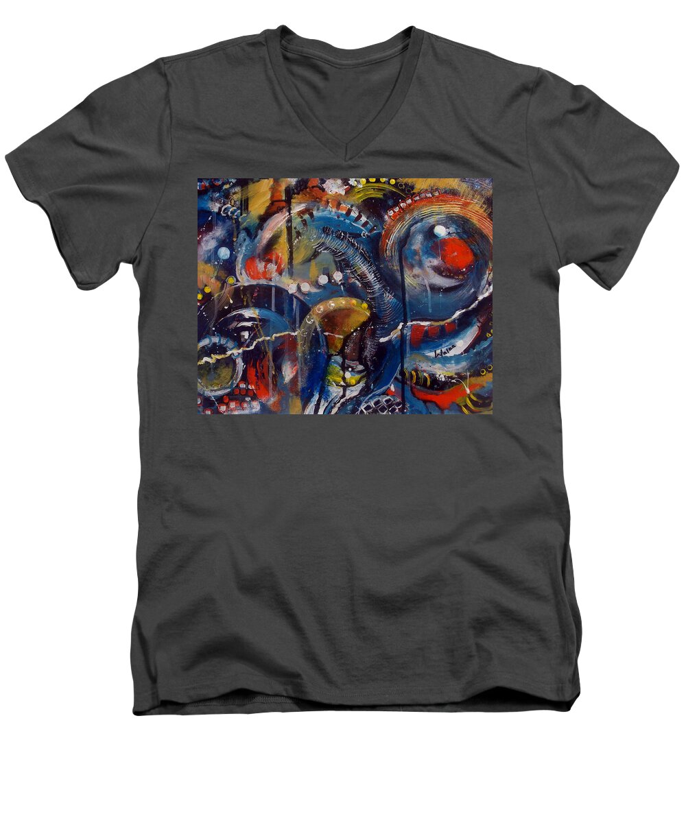 Circles of Life II - Men's V-Neck T-Shirt