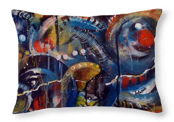 Circles of Life II - Throw Pillow