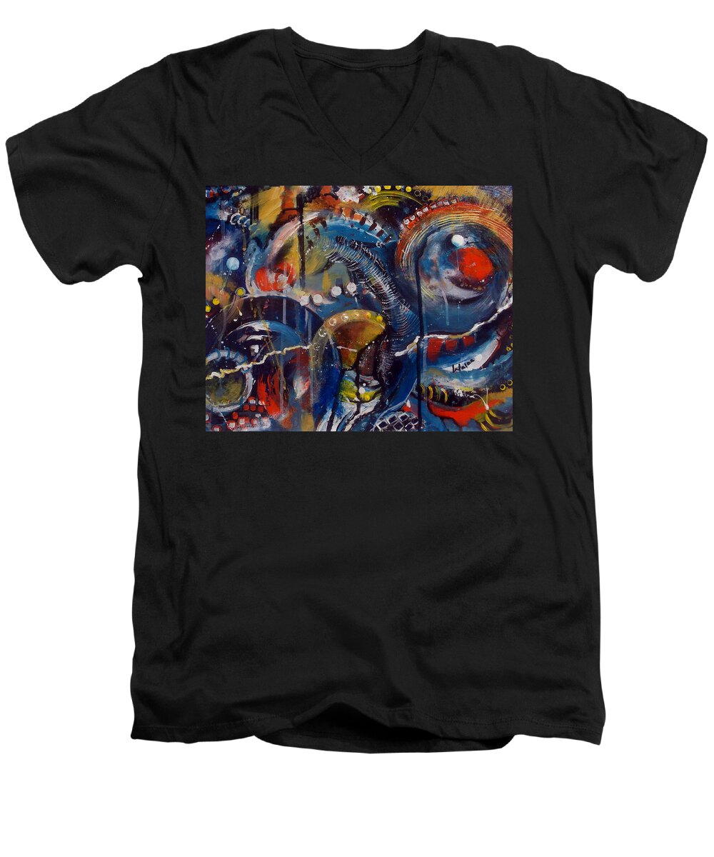 Circles of Life II - Men's V-Neck T-Shirt