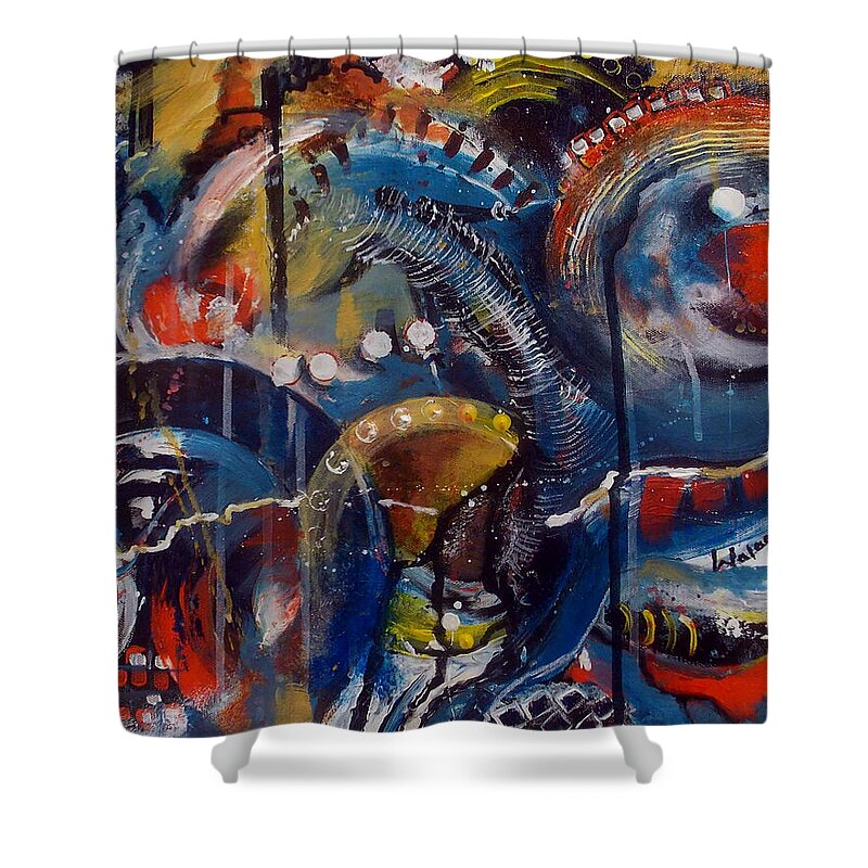 Circles of Life II - Shower Curtain