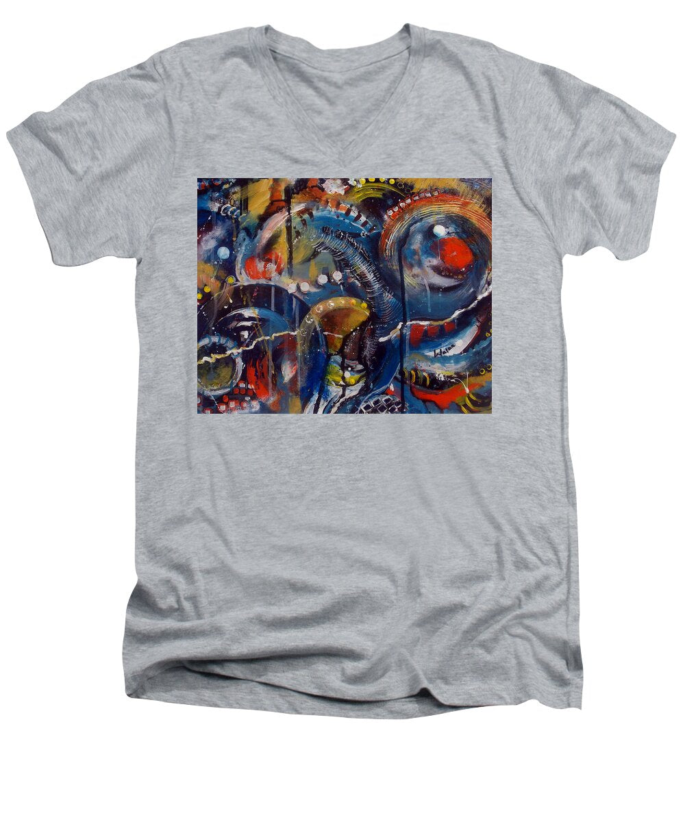 Circles of Life II - Men's V-Neck T-Shirt