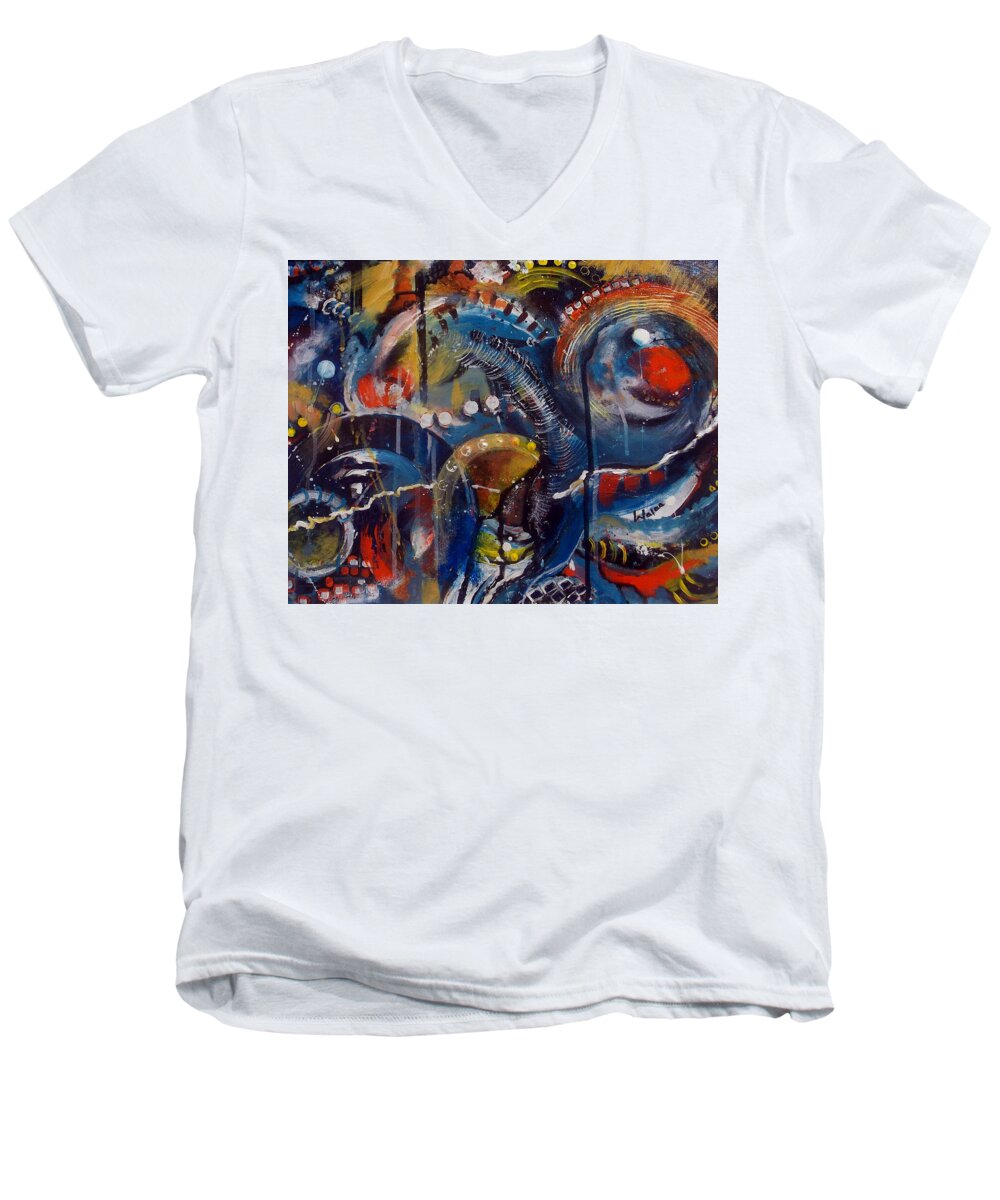 Circles of Life II - Men's V-Neck T-Shirt