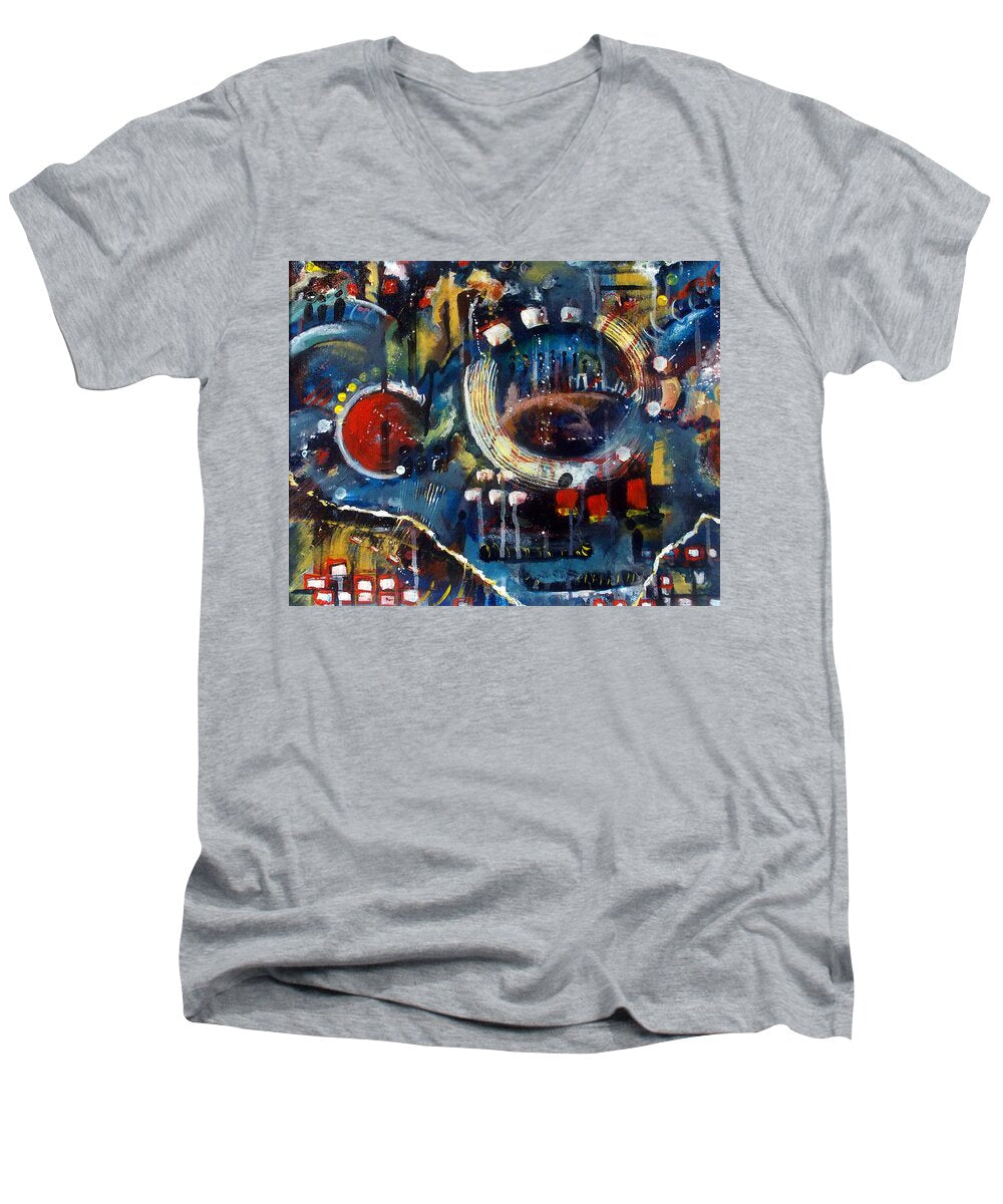 Circles of Life I - Men's V-Neck T-Shirt