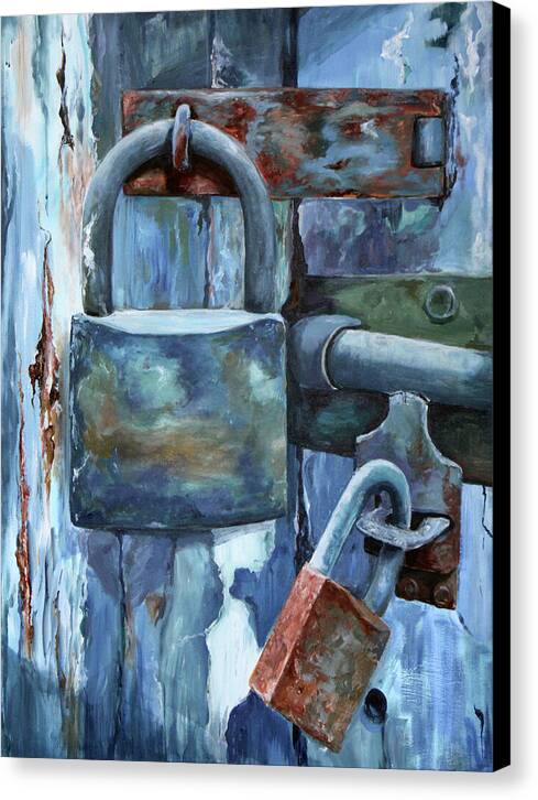 Locks by Walaa - Canvas Print