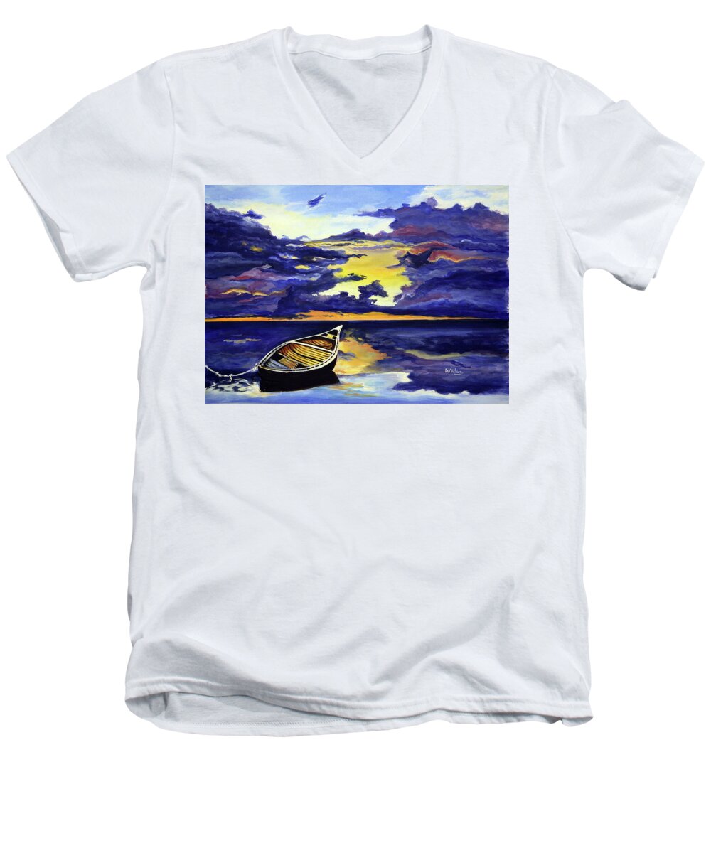 Lost in Dusk - Men's V-Neck T-Shirt