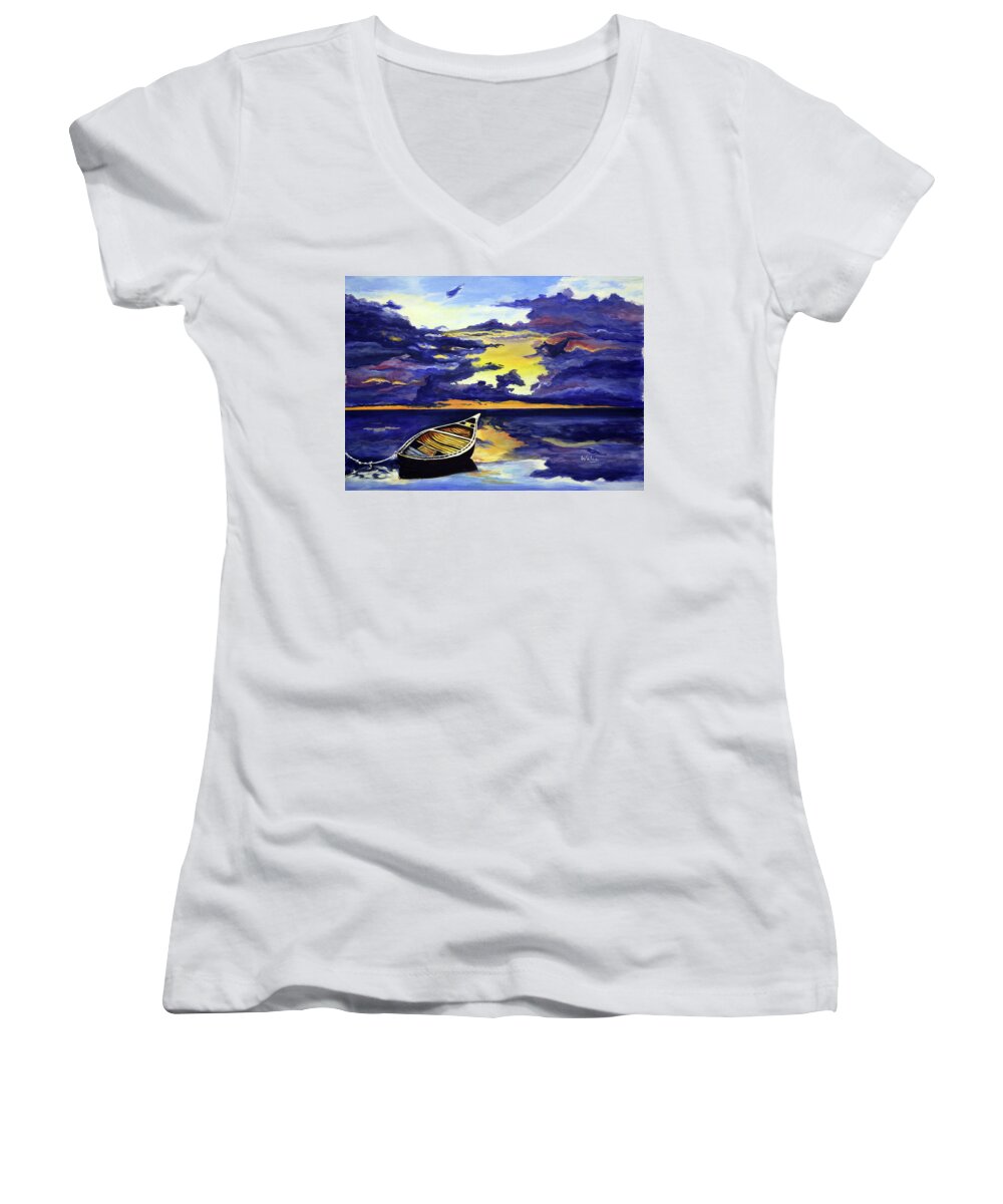 Lost in Dusk - Women's V-Neck