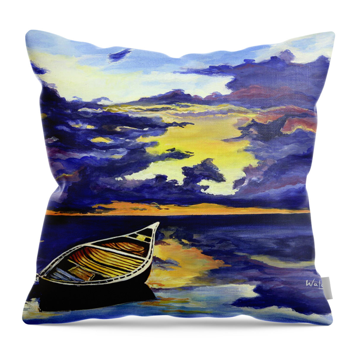 Lost in Dusk - Throw Pillow