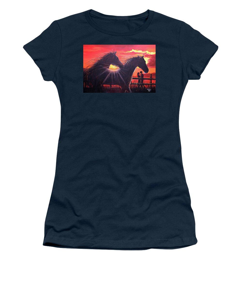 Noble hearts, endless light - Women's T-Shirt