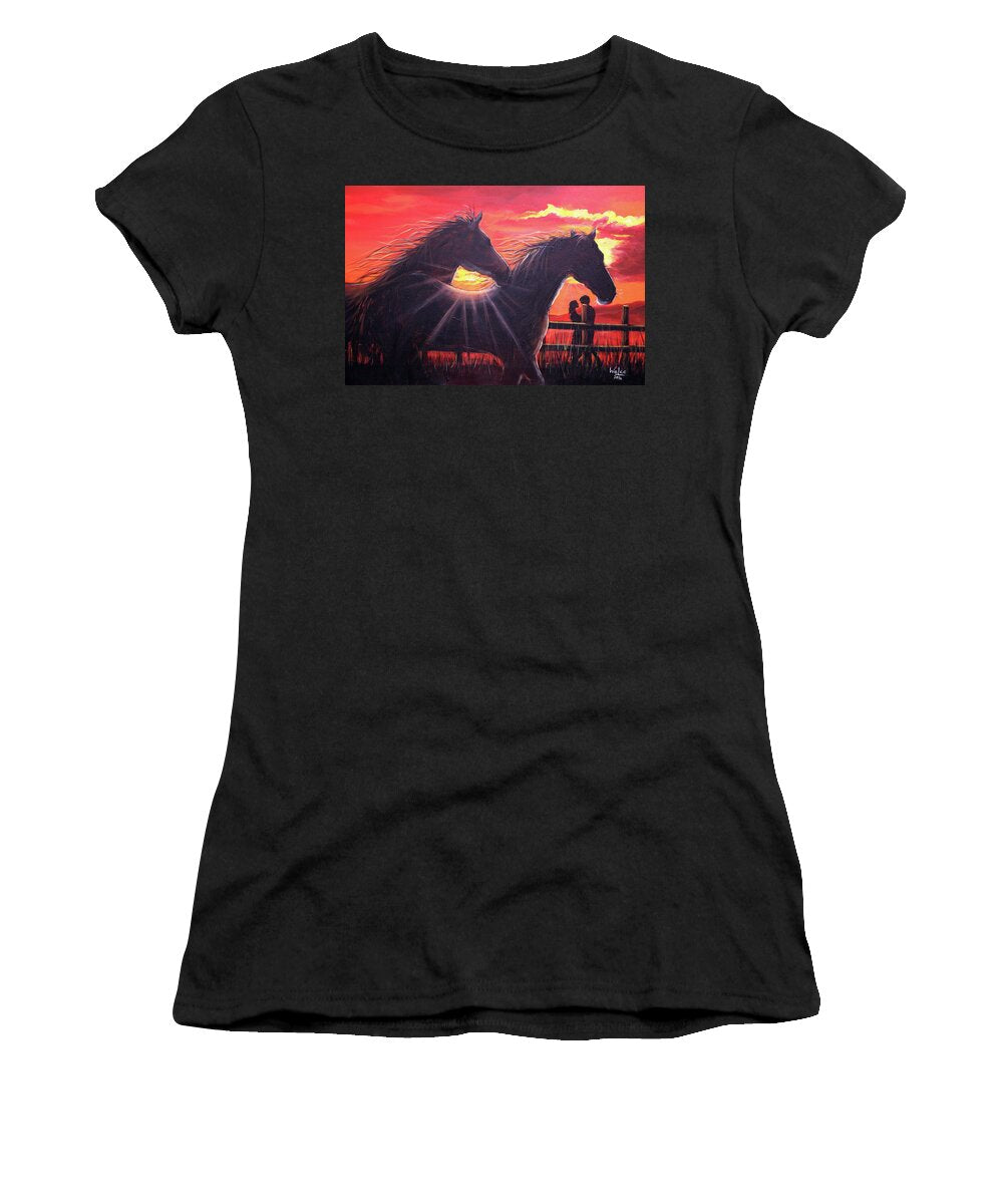 Noble hearts, endless light - Women's T-Shirt