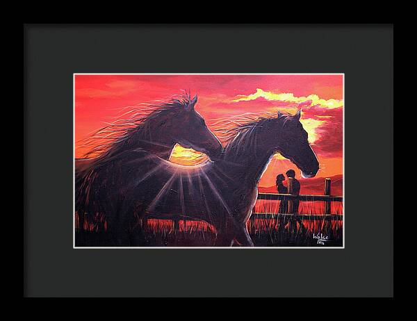 Noble hearts, endless light - Framed Print