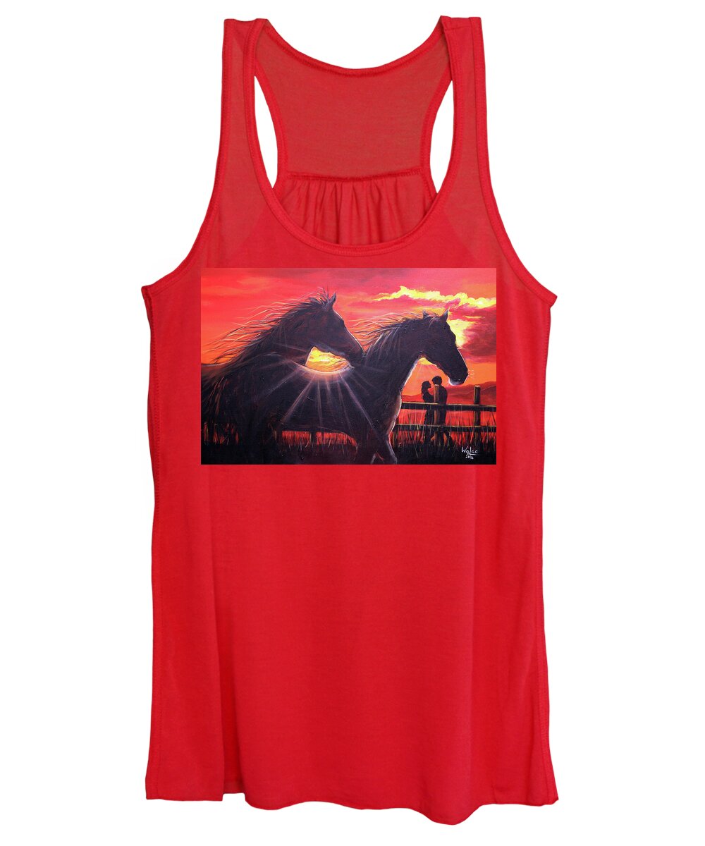 Noble hearts, endless light - Women's Tank Top