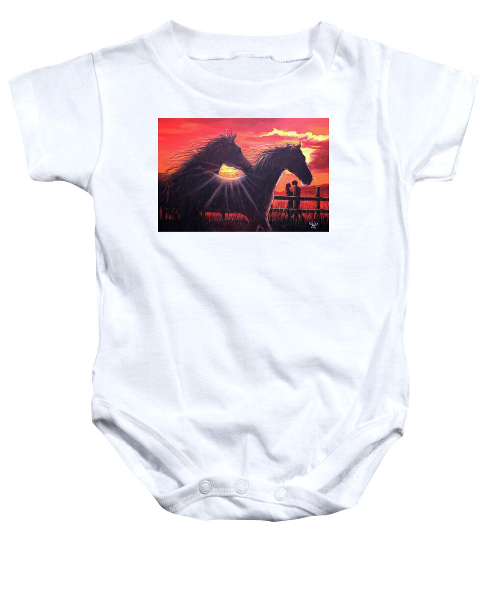 Noble hearts, endless light - Baby Onesie