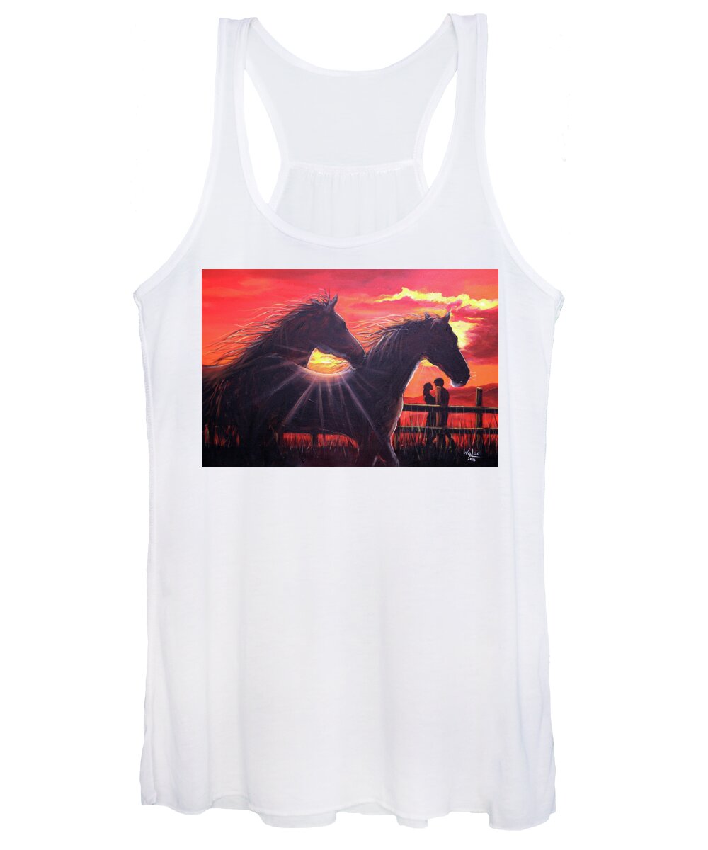 Noble hearts, endless light - Women's Tank Top