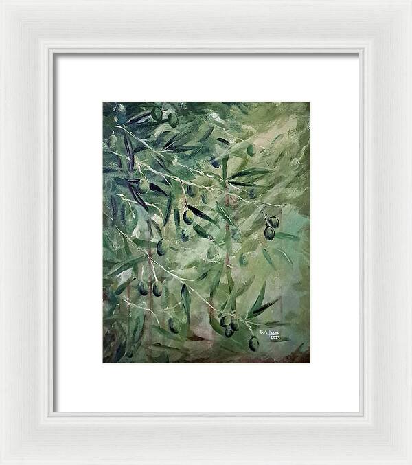 Olive Tears - Framed Print