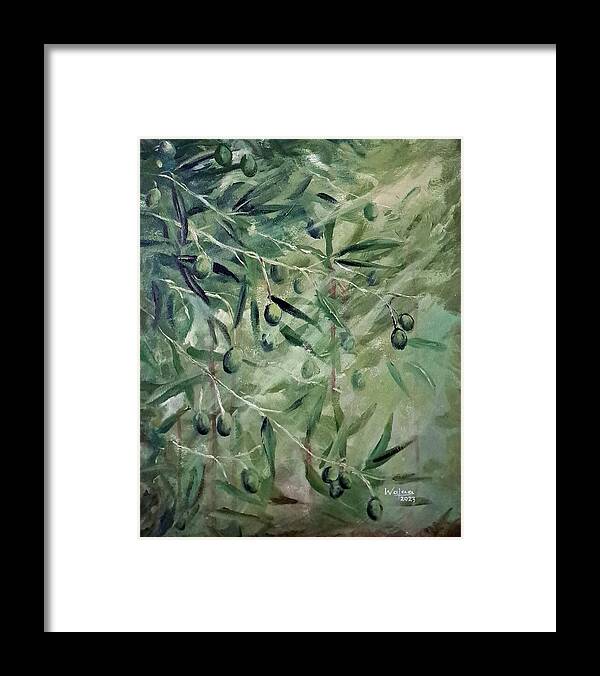 Olive Tears - Framed Print