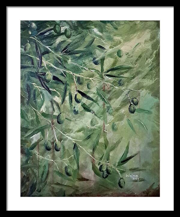 Olive Tears - Framed Print