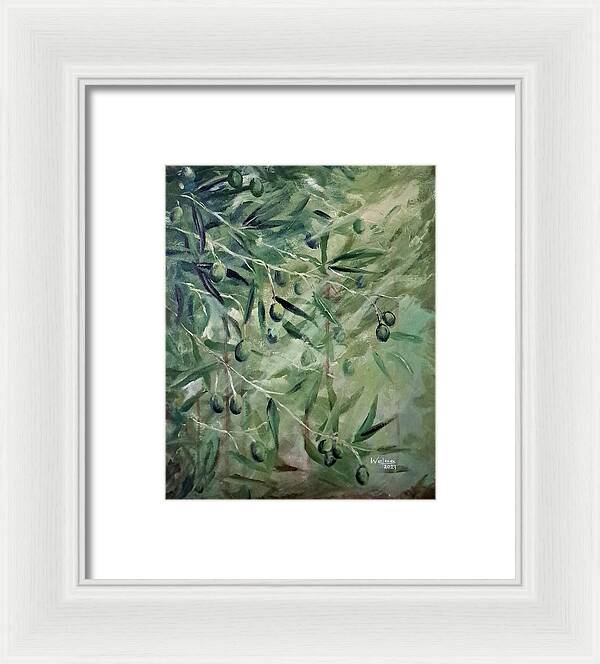 Olive Tears - Framed Print